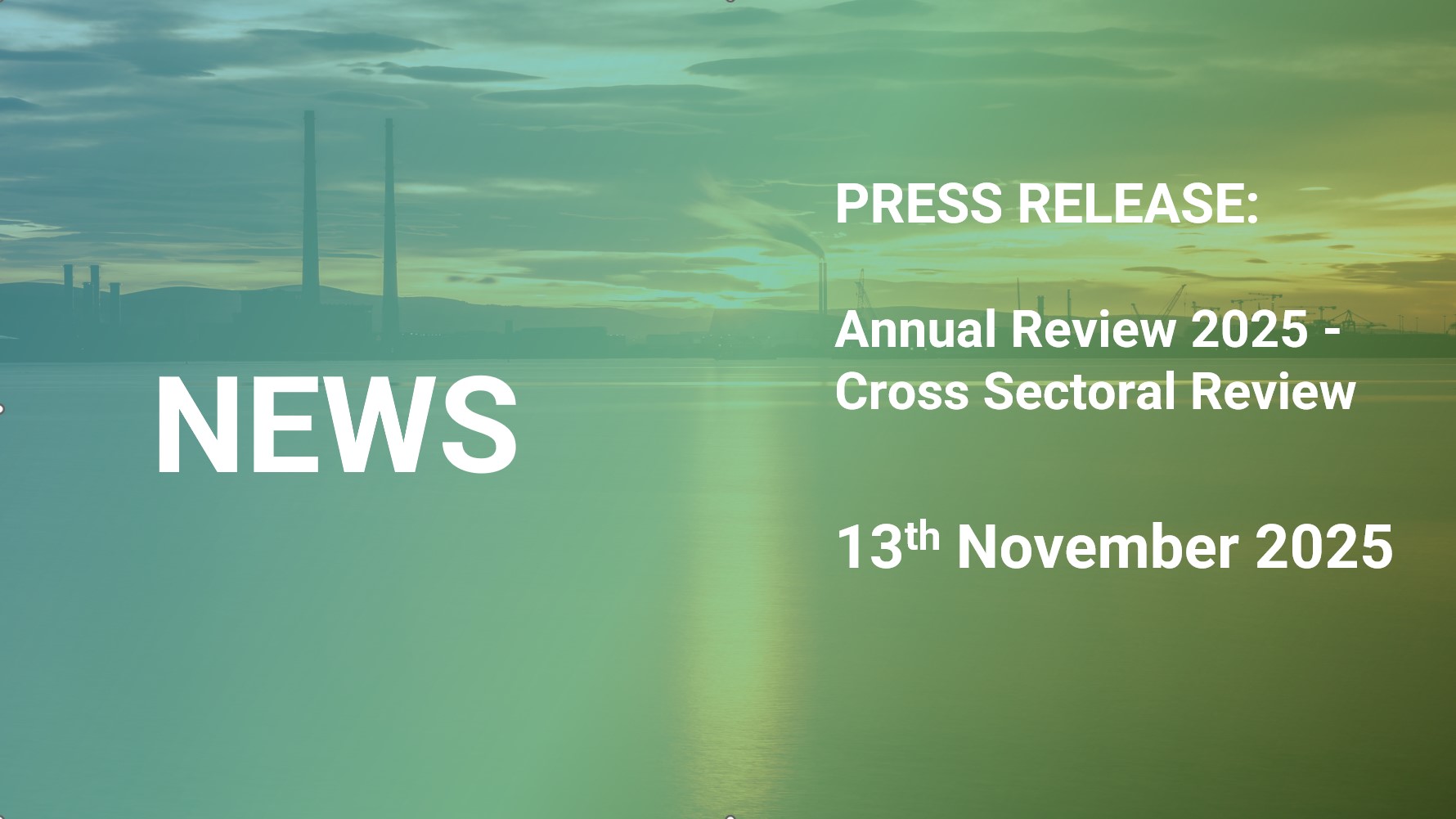 PRESS RELEASE: Annual Review 2025 - Cross Sectoral